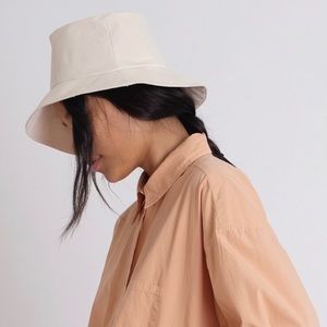 Jesse Kamm Cream Bucket Hat